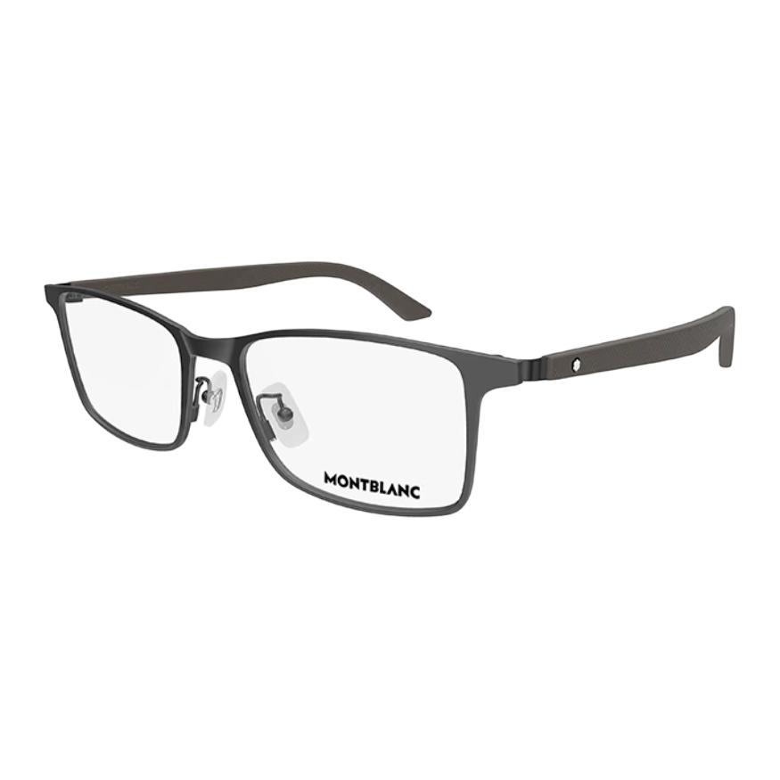 

MONTBLANC Очки с прямоугольной оправой, Rutenium Gray