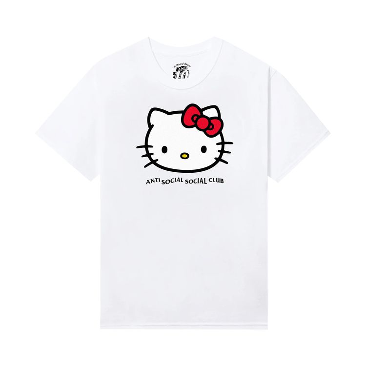 

Футболка Anti Social Social Club x Hello Kitty Weird Tee 'White', белый