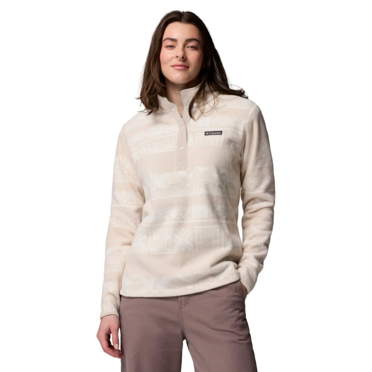 

Женская флисовая куртка Benton Springs с принтом Columbia, бежевый