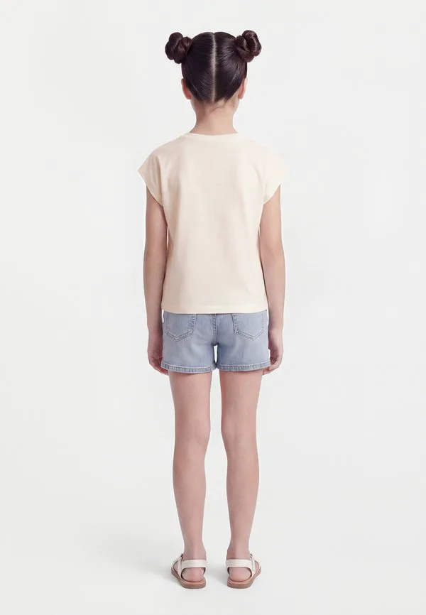Футболка с принтом Michael Kors Kids, Off-White — фото 2