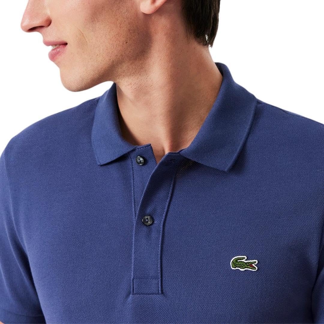 Lacoste мужская приталенная короткая рукав поло L12.12, Primerose — фото 2