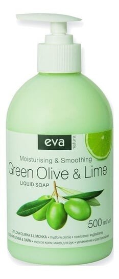 

Кремообразное жидкое мыло Зеленая Олива и Лайм, 500 мл Eva, Natura