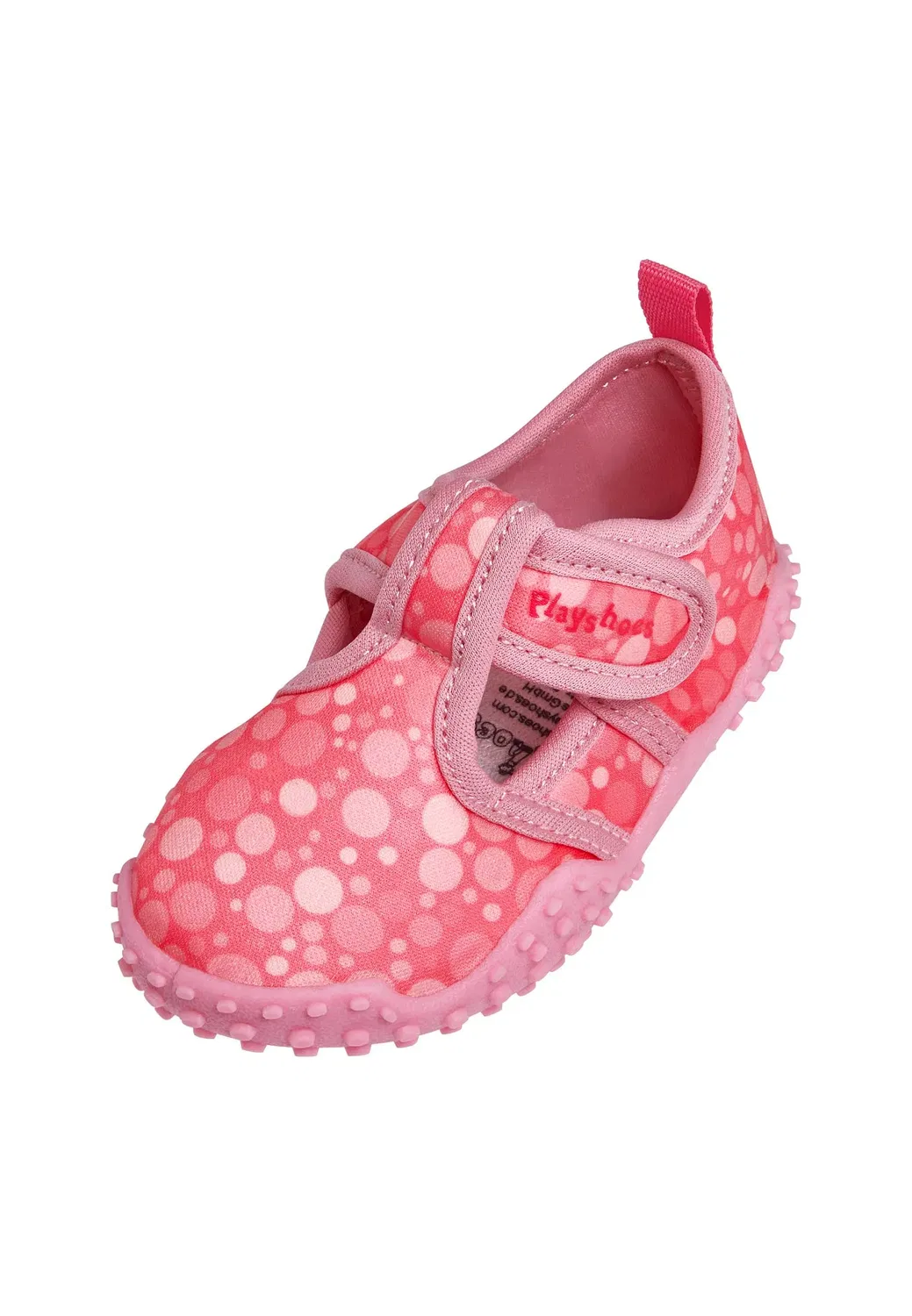 Босоножки для плавания с горошком, Playshoes, коралловый — фото 3