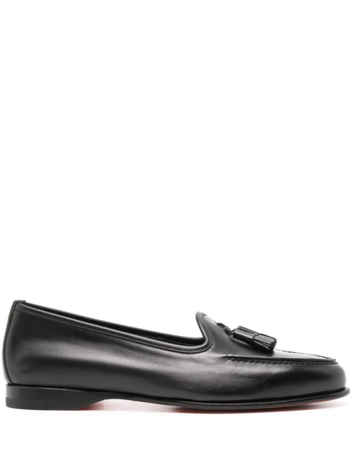 

Лоферы с кисточками Santoni, черный