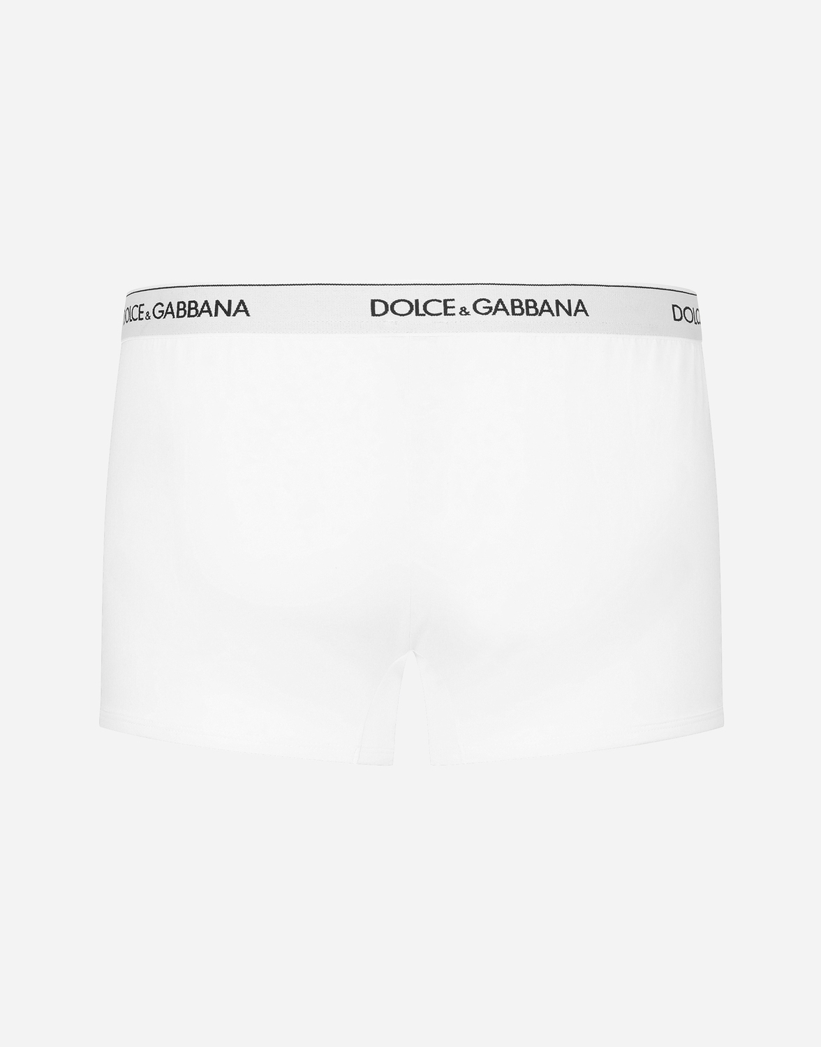Двухупаковка боксеров из эластичного хлопка стандартного кроя Dolce & Gabbana, белый — фото 2