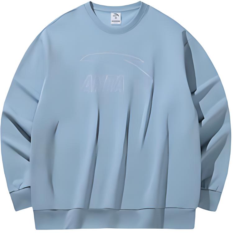 

Толстовка Anta Life Collection унисекс, цвет Serene Blue, Yoo Blue