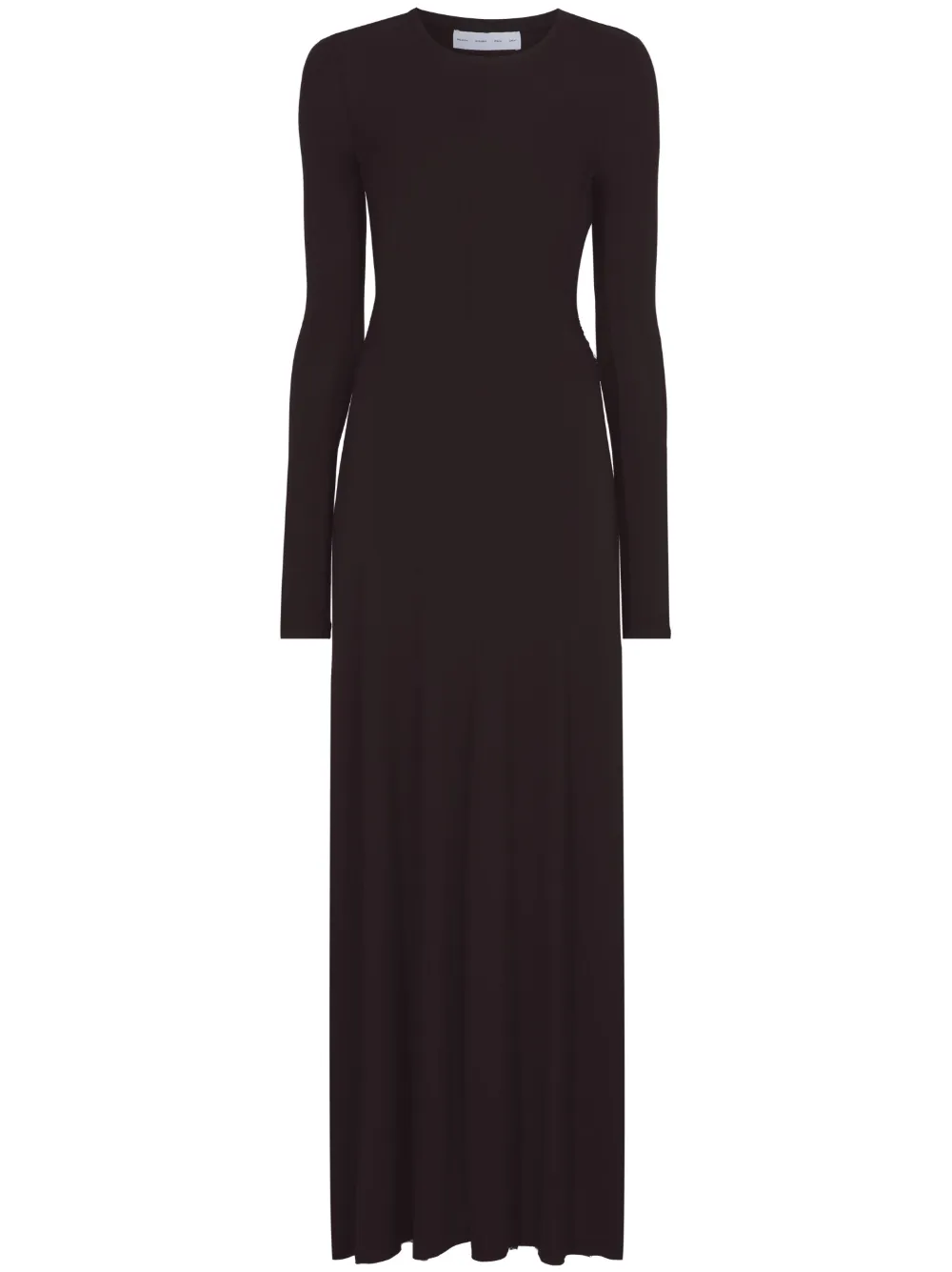 

Платье макси из джерси с открытой спиной Proenza Schouler White Label, черный