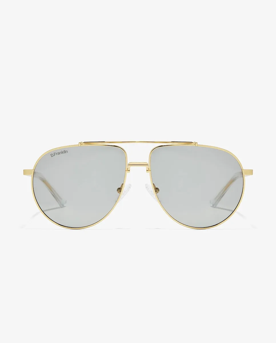

Унисекс солнцезащитные очки Aviator Legacy D.Franklin, золотой
