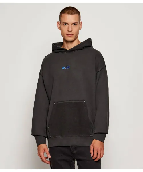 

Толстовка Насди Relaxed fit Hugo Blue, серый