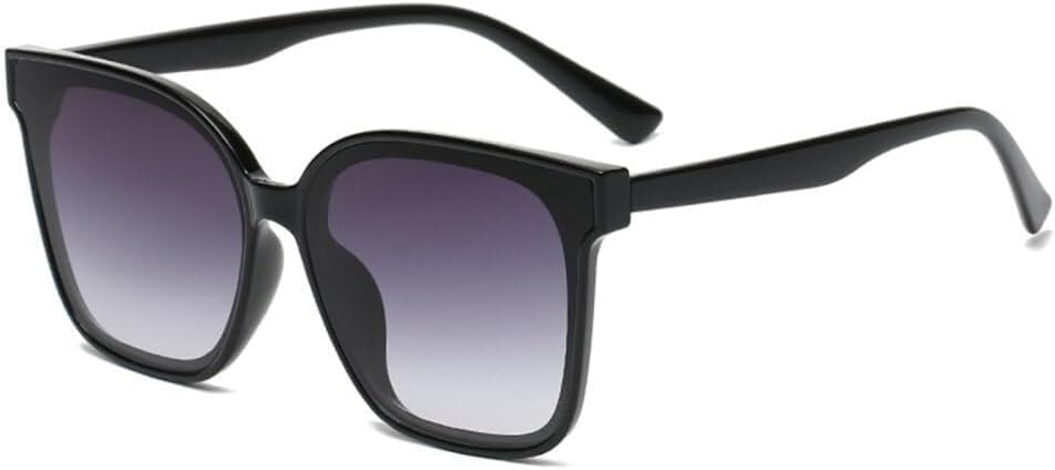 

Крупные солнцезащитные очки в стиле ретро с градиентными линзами и большой оправой, женские солнцезащитные очки «кошачий глаз», черные, винтажные, с защитой от УФ-излучения UV400 LXLHWN, Gray