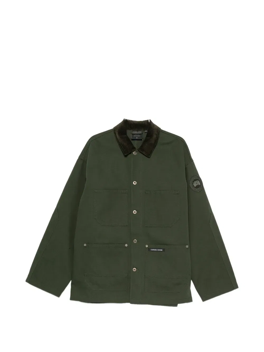 Пальто Beaumont с вельветовым воротником Canada Goose, зеленый