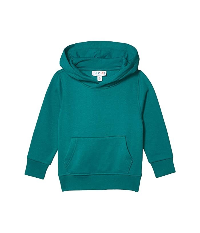 #4kids Essential Hoodie Youth Tidepool Cotton Pockets Long Sleeve GBO246, зеленый — фото 3
