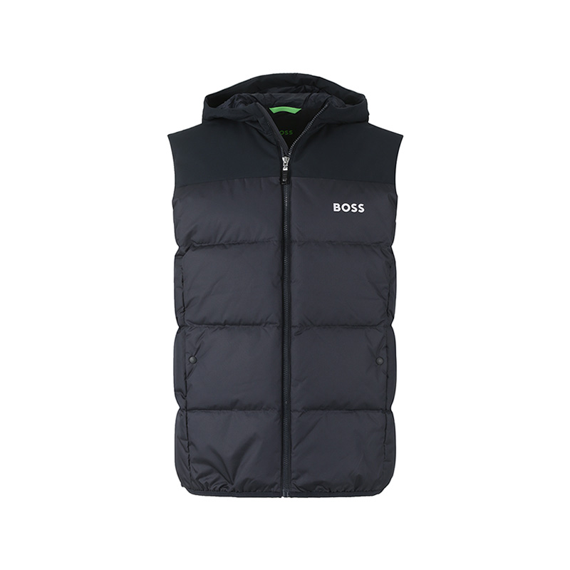 

HUGO BOSS Пуховик SS24 мужской темно-синий, Dark Blue