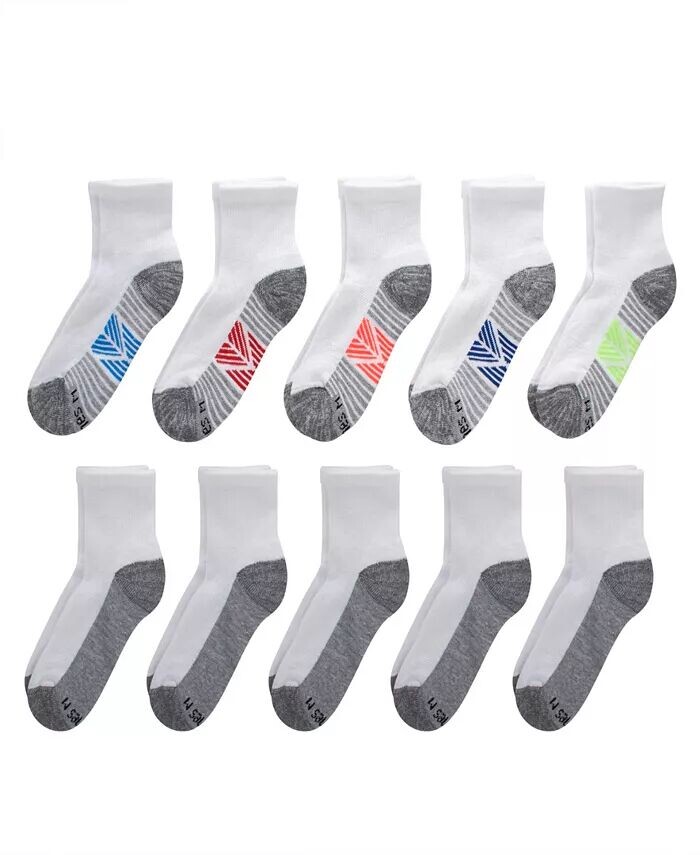 

Носки до щиколотки Big Boys Ultimate, упаковка из 10 шт Hanes, белый