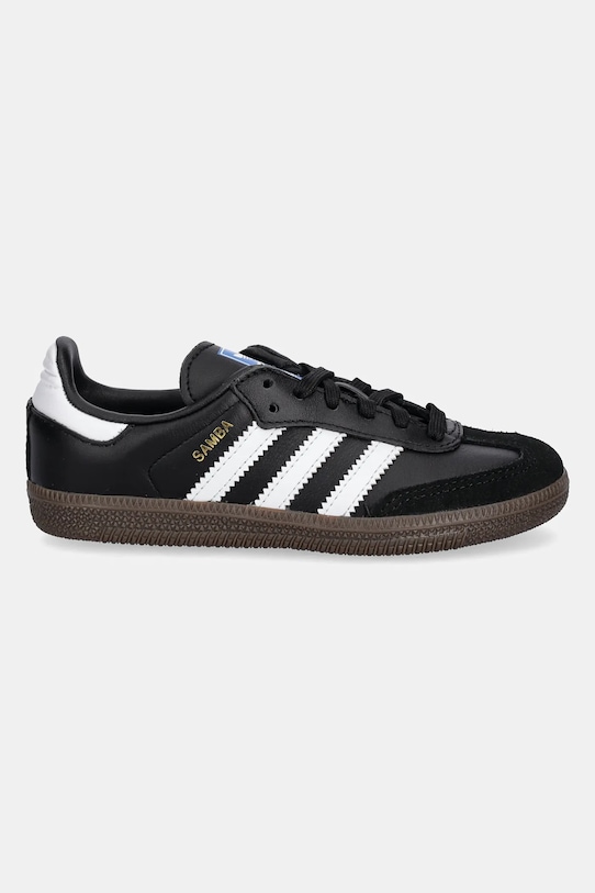 Кожаные кроссовки Samba OG Adidas Originals, черный — фото 2