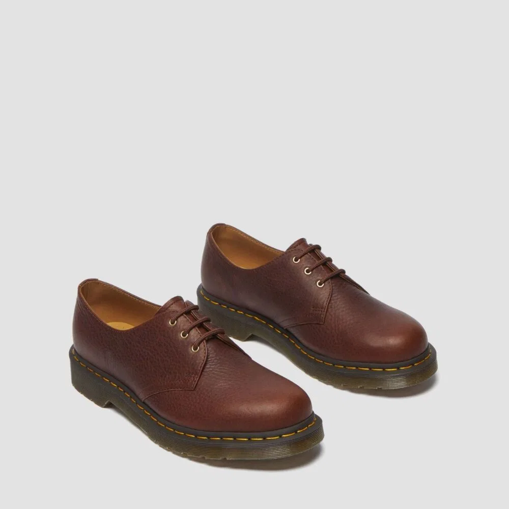 Мужские дерби туфли 1461 Ambassador коричневые от Dr.Martens — фото 3