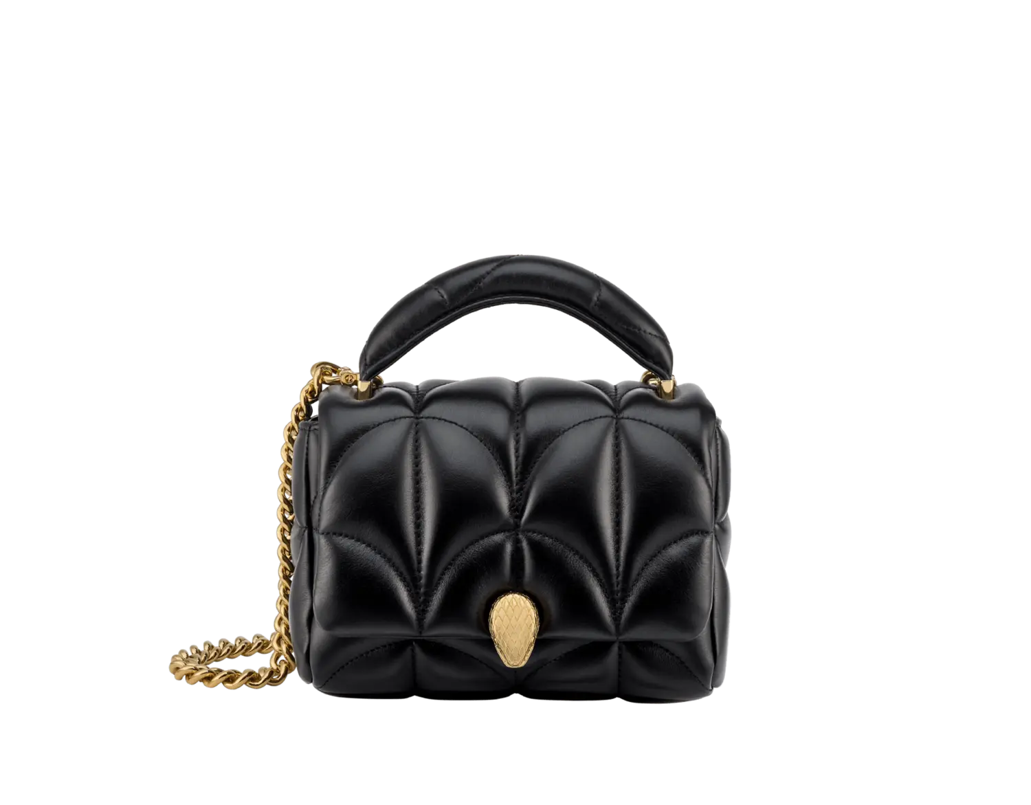 

Сумка через плечо Serpenti sugarloaf Bvlgari, черный