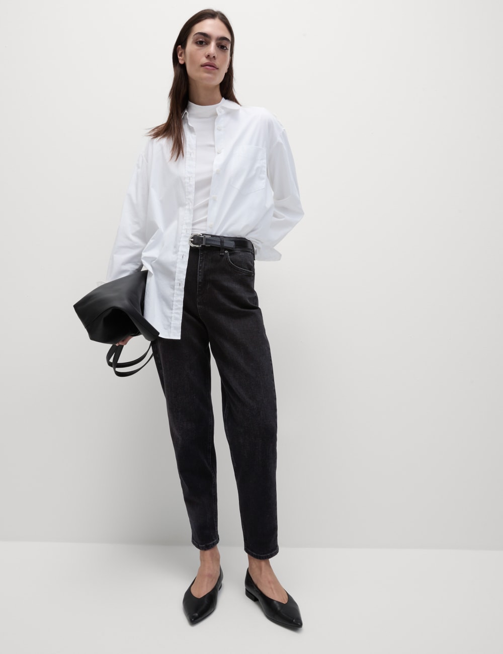 

Джинсы для мам Marks & Spencer, черный