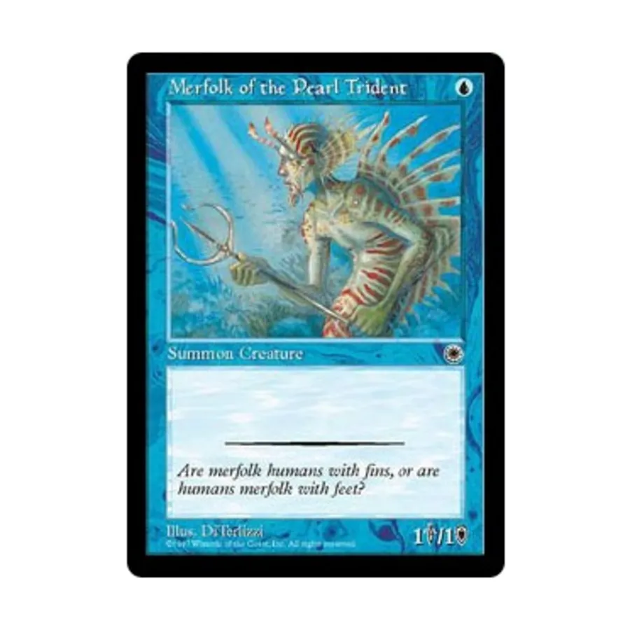 

CCG Мерфолк Жемчужного Трезубца (клавиша C), MTG - Portal