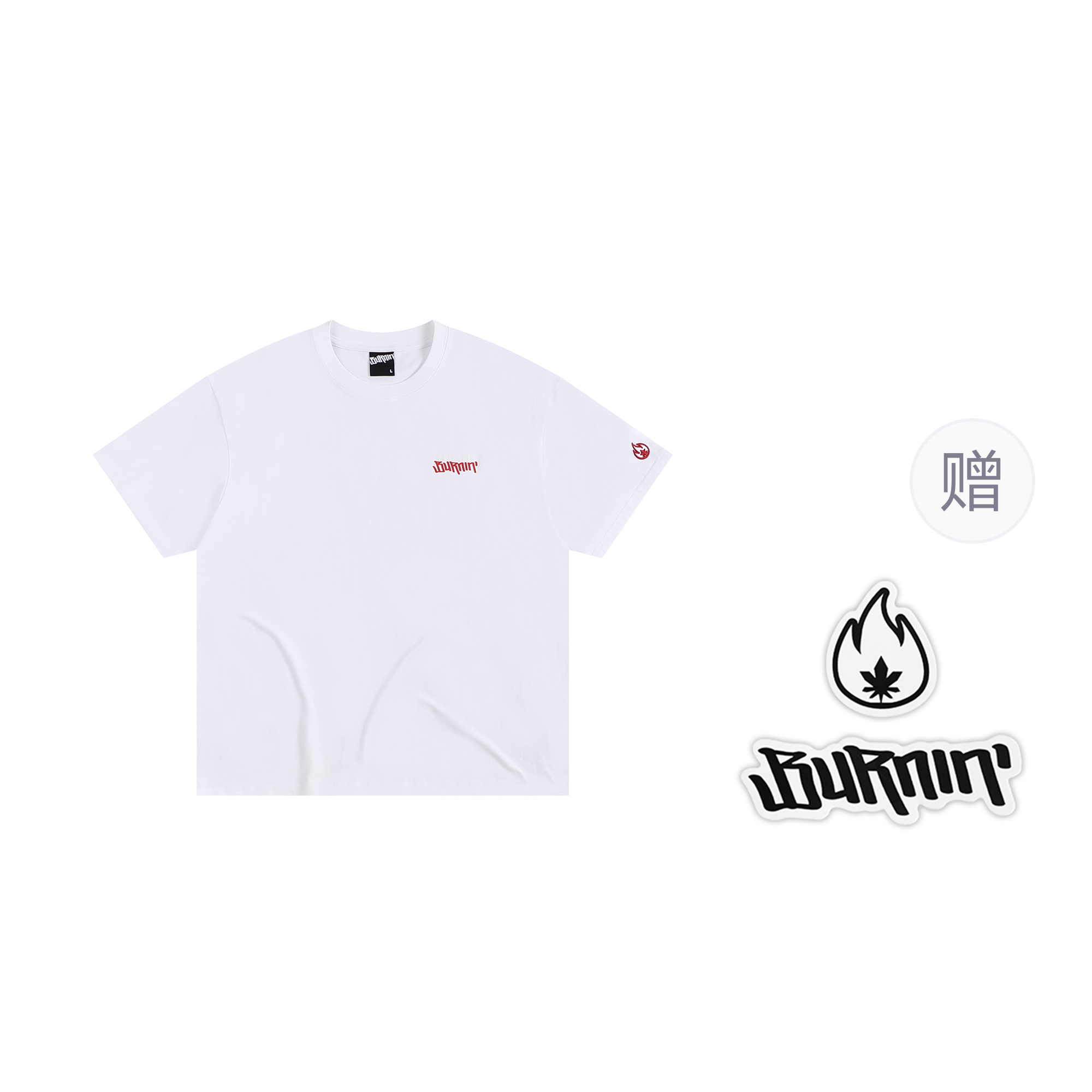 

Футболка унисекс BURNIN, Rose Red
