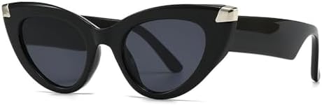 

Модные металлические солнцезащитные очки для женщин, усовершенствованные солнцезащитные очки для улицы и пляжа, зеркальные, с защитой от УФ-излучения UV400 MTZJH, Black