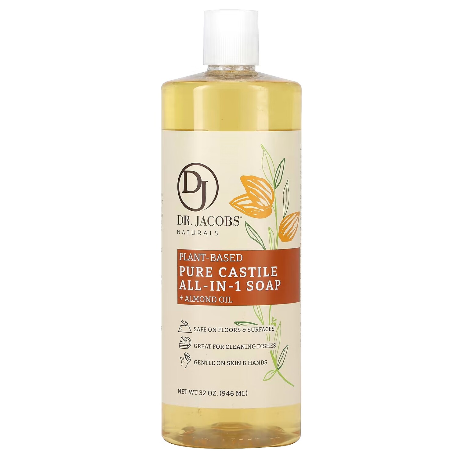 

Мыло Dr. Jacobs Naturals с миндальным маслом, 946 мл