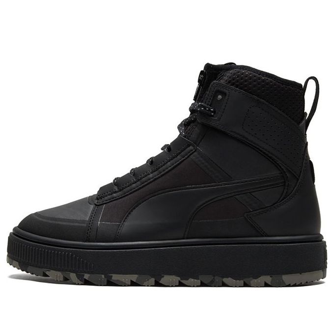 

Кеды PUMA Suede Mid AD4PT 'Black Dark Shadow', черный