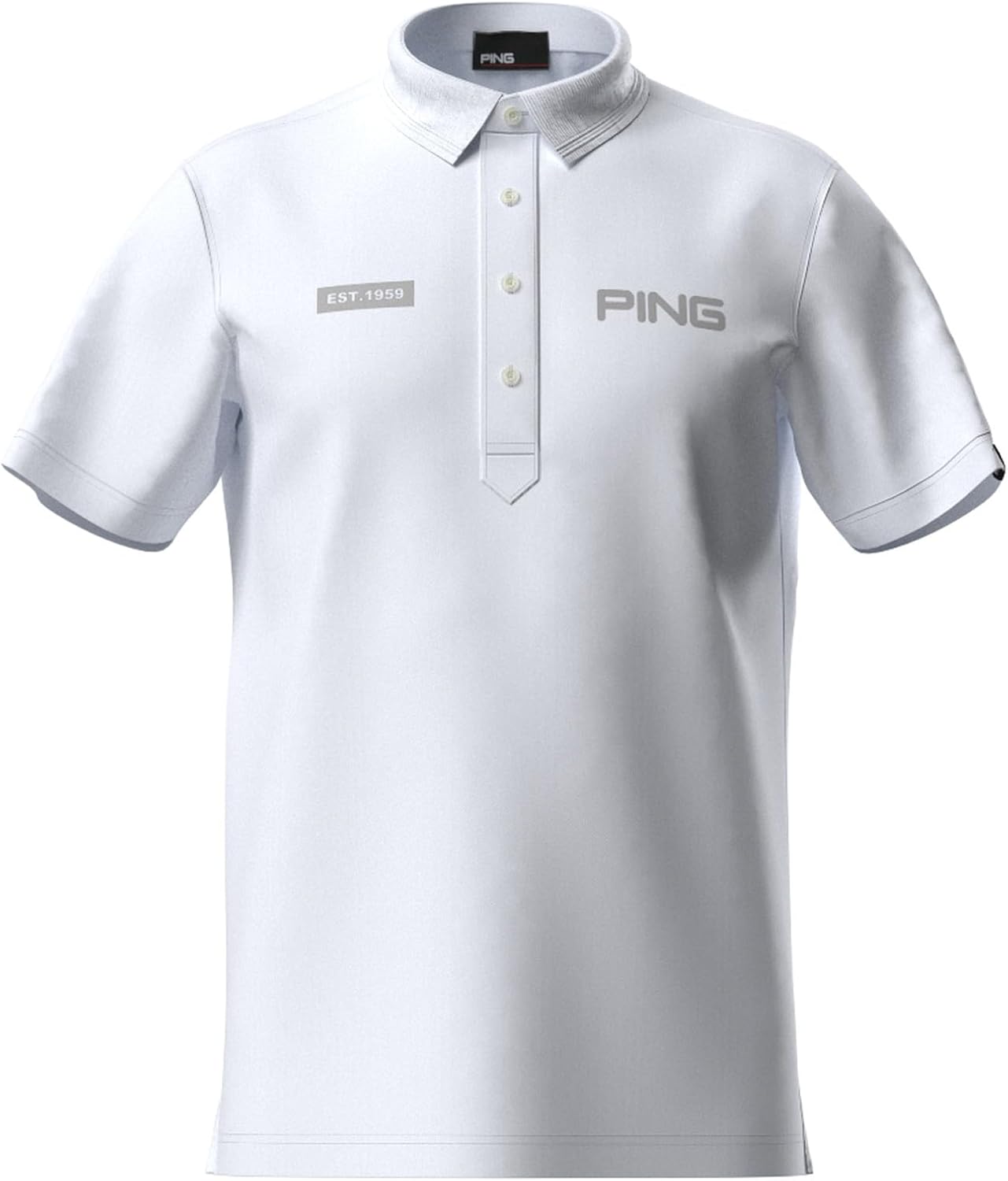 

Футболка-поло с коротким рукавом Pin Apparel 621-6160405 (защита от УФ-излучения, влагоотводящая, быстросохнущая) / Мужская Ping Apparel, белый