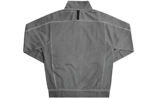 Куртка Nike Sportswear Embroidered Logo Knit Sports Jacket Gray, мультиколор — фото 2