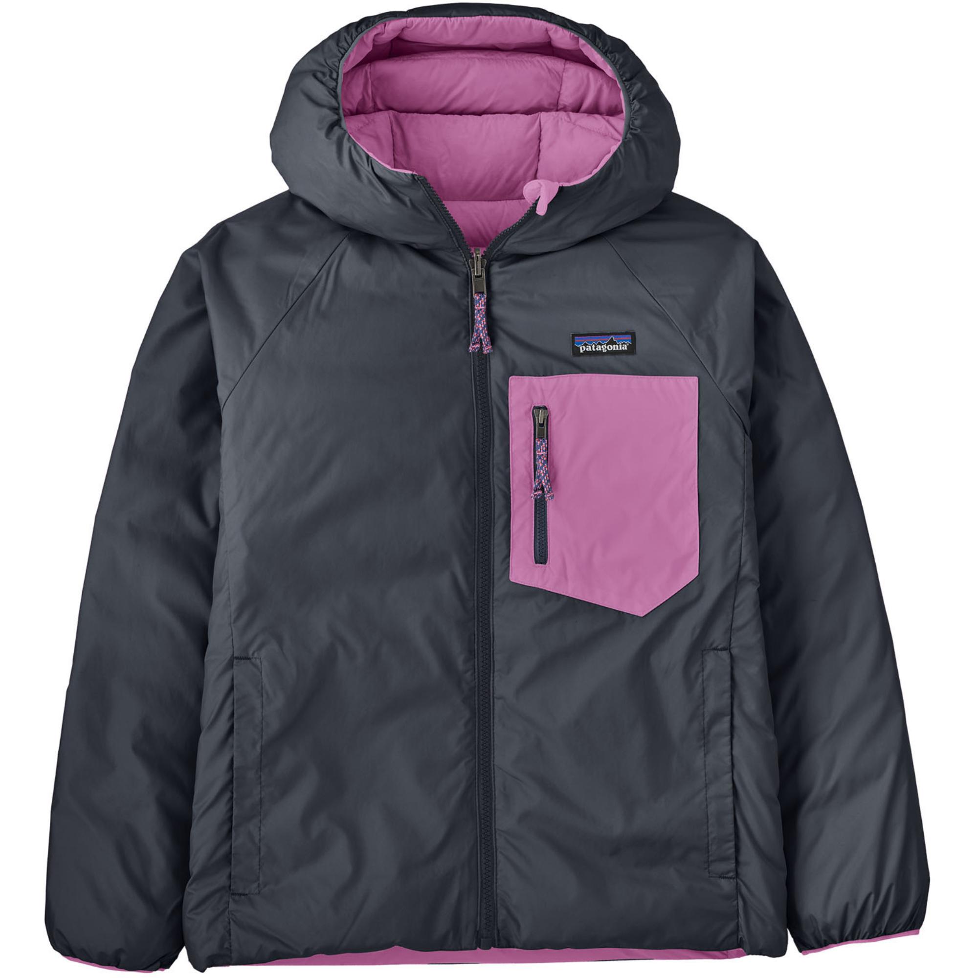 Детская двусторонняя пуховая толстовка с капюшоном Patagonia, Smolder Blue — фото 3