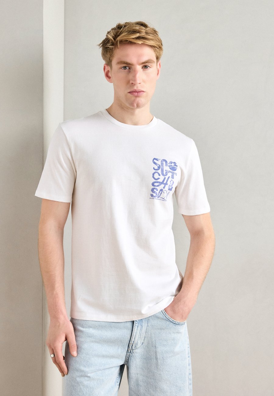 

Футболка Scotch & Soda REGULAR FIT LEFT CHEST LOGO, Bright White/White