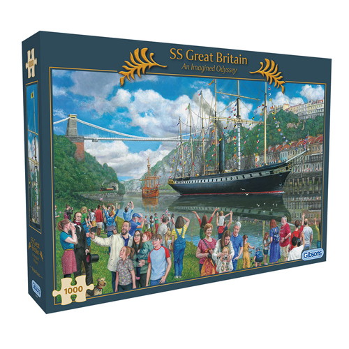 

Пазлы Ss Great Britain: An Imagined Odyssey 1000 Piece Puzzle