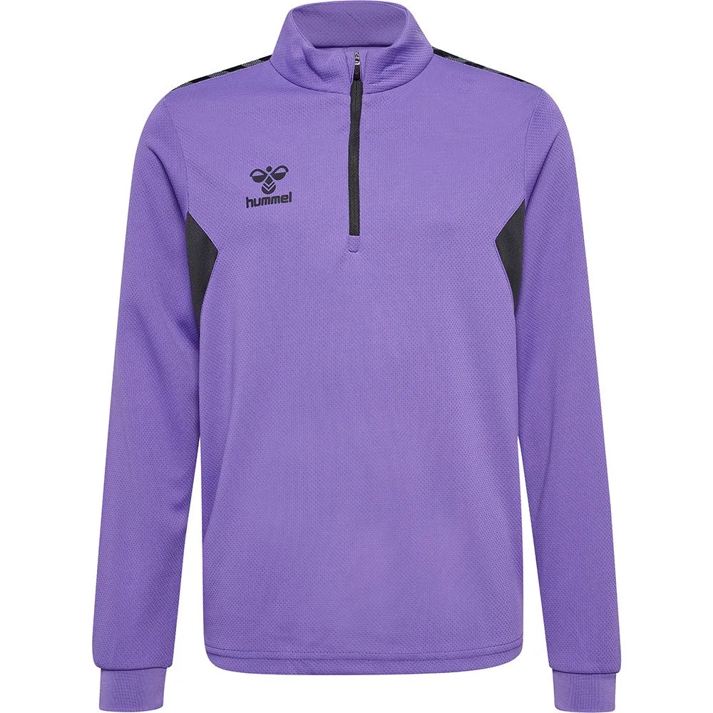 

Толстовка Hummel Authentic half zip, фиолетовый