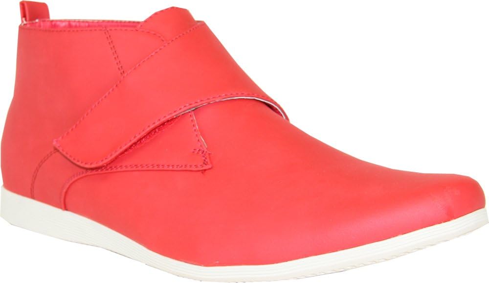 

Мужские повседневные ботинки CORONADO CODY-7 Comfort Soft Desert Boots с миндалевидным носком и регулируемой пряжкой, красные, красный