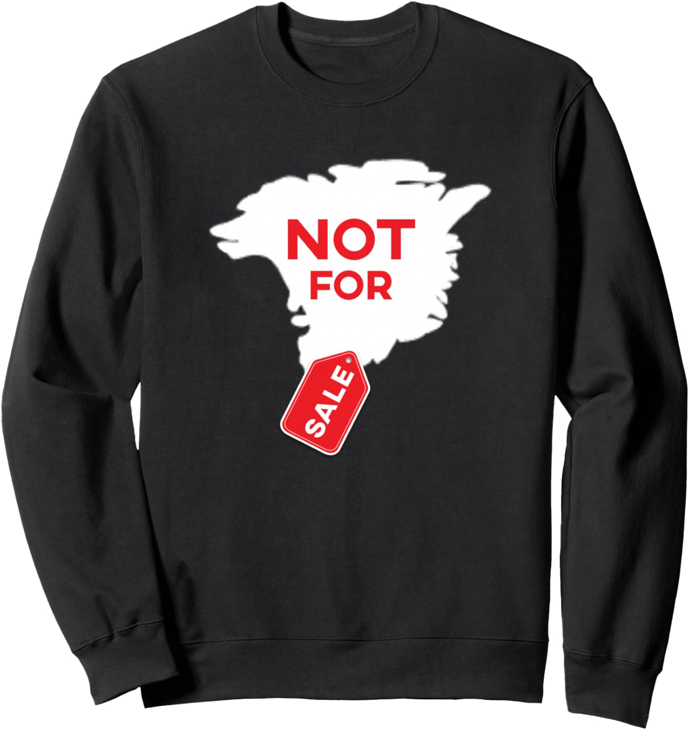 

Гренландия - это не утверждение. Забавная шутка. Толстовка Greenland Is Not For Sale Funny Statement, черный