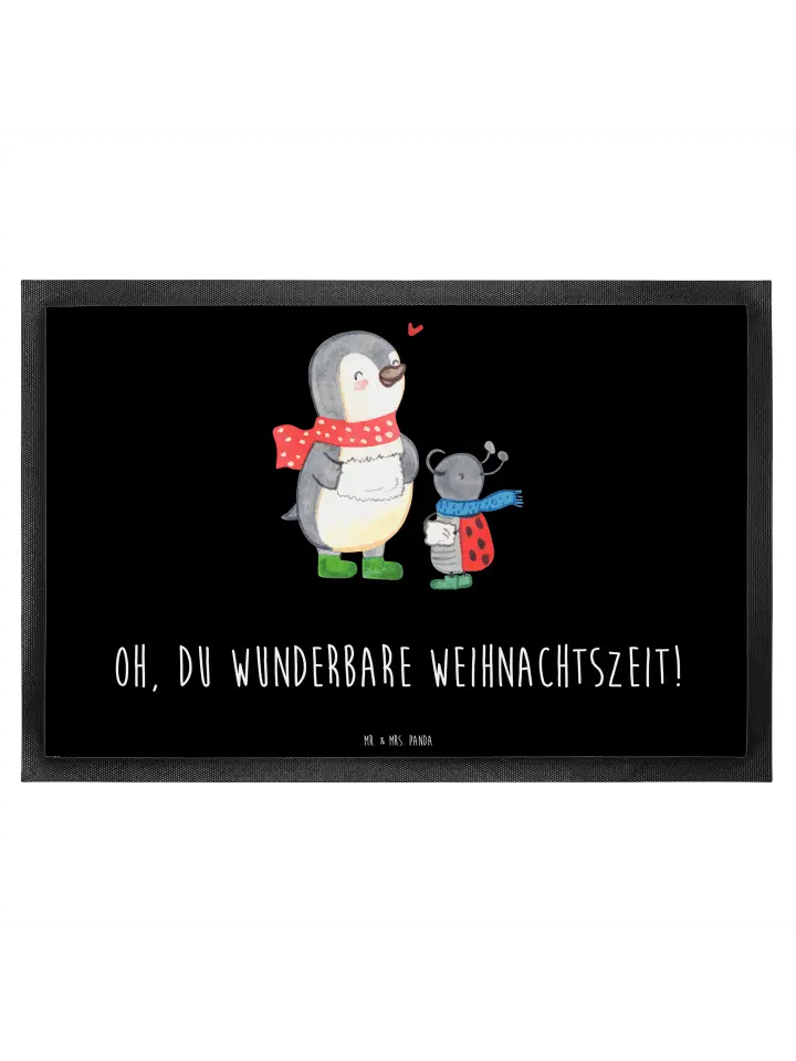 

Коврик Mr & Mrs Panda Smörle Winterzeit, черный