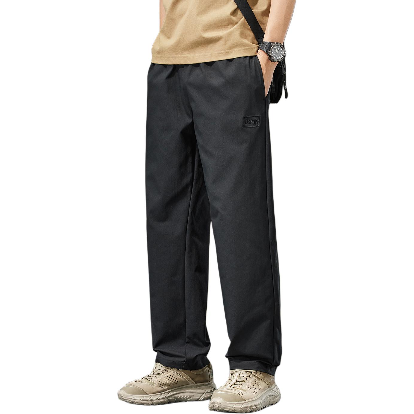 

Повседневные брюки Unisex Moderate Straight Fit Jeep, pure черный