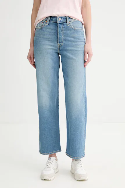 Джинсы прямого кроя Ribcage прямого кроя Ankle Levi's, синий