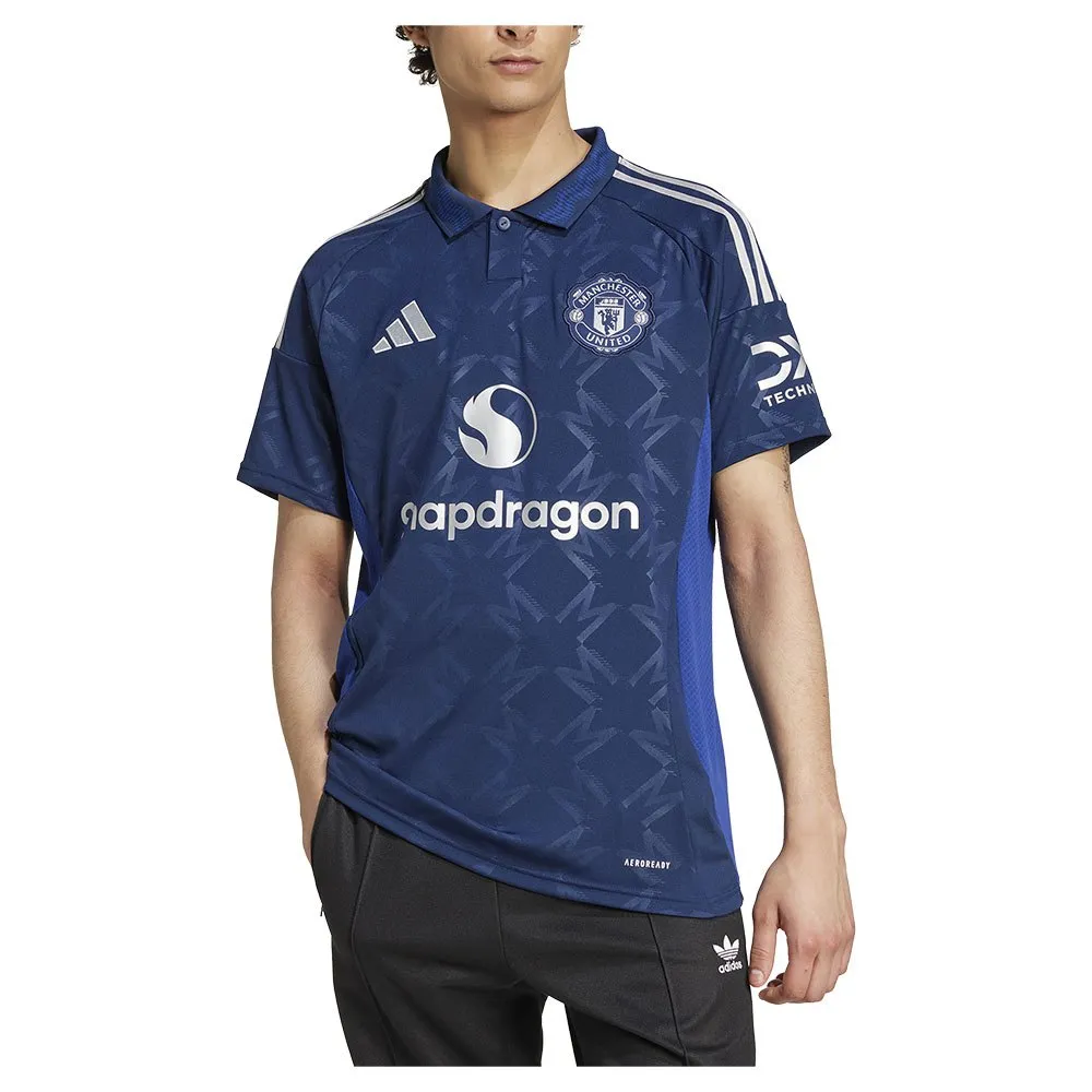

Футболка с коротким рукавом adidas Manchester United 24/25 Away, синий