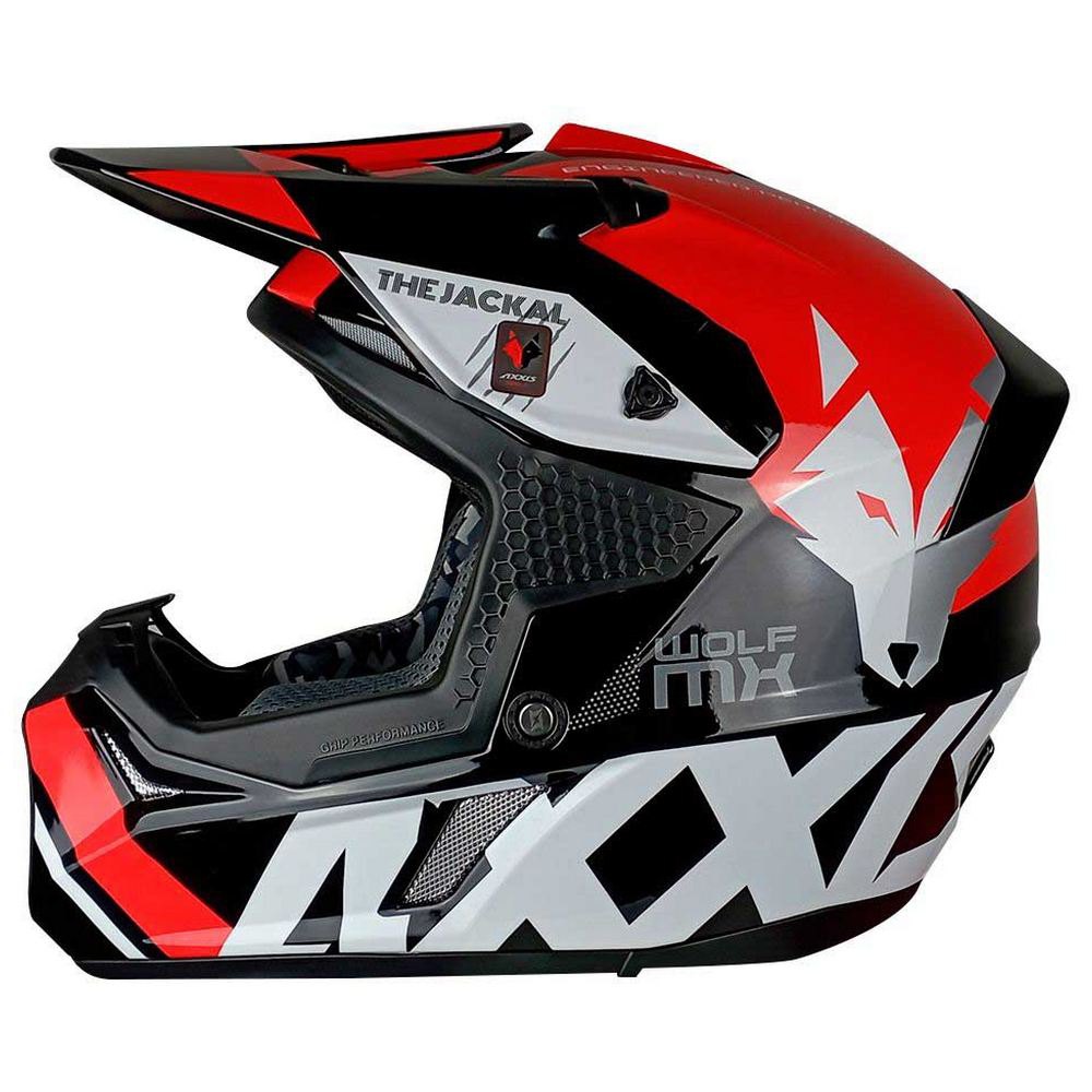 

Шлем для мотокросса Axxis MX803 Wolf Jackal, разноцветный