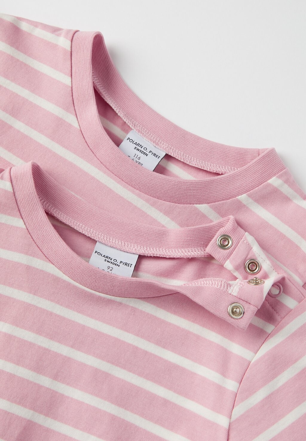 

Футболка CLASSIC STRIPED SHORT SLEEVE Polarn O. Pyret, розовый