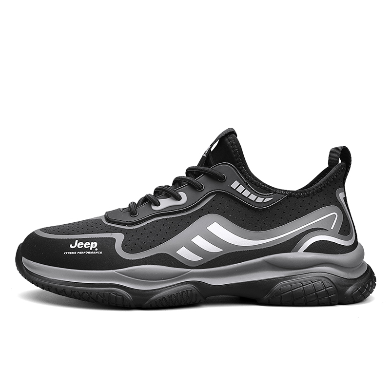 

Jeep Низкие уличные кроссовки мужские Black Silver, цвет Black Silver