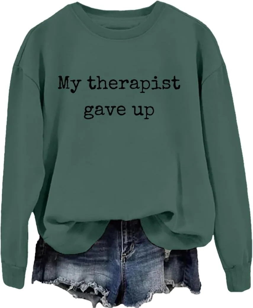 

Толстовка My Therapist Gave Up JIONOCY