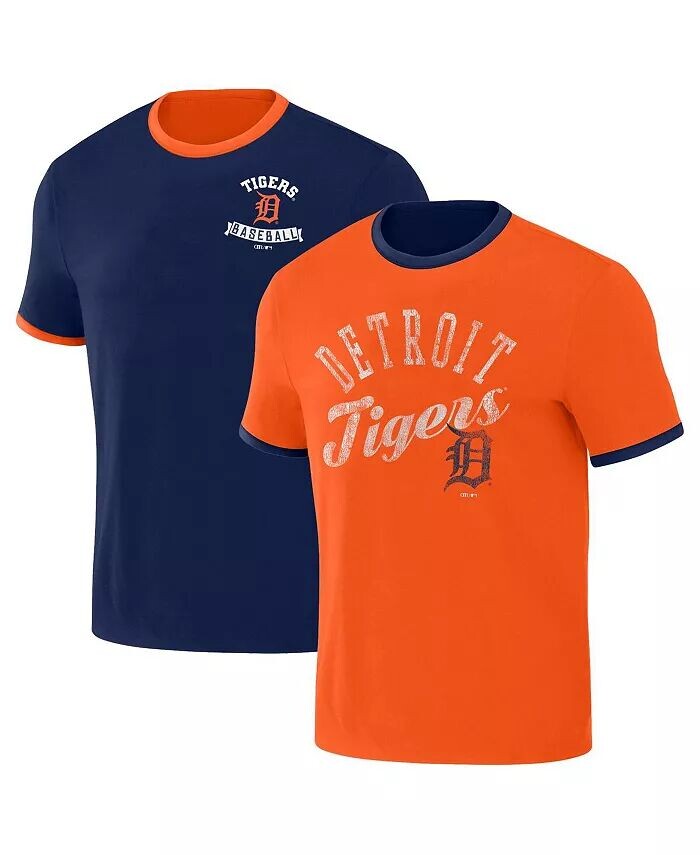 

Мужская коллекция Darius Rucker от Navy, оранжевая двухсторонняя футболка Detroit Tigers с надписью Ringer Fanatics