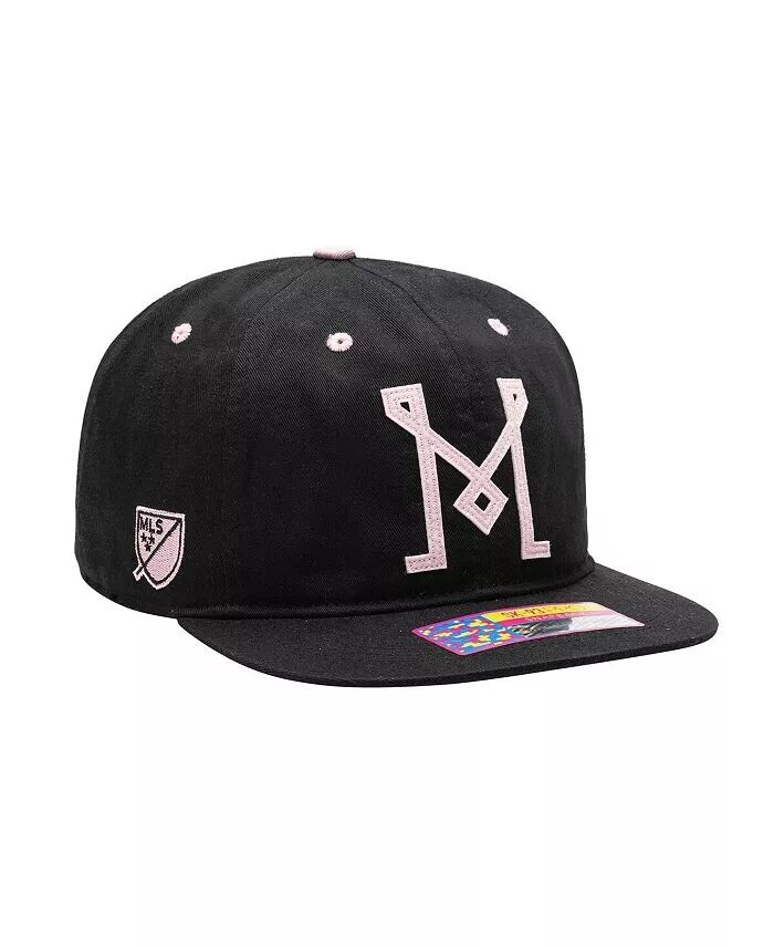 

Мужская черная кепка Snapback Inter Miami CF Bankroll Fan Ink, черный