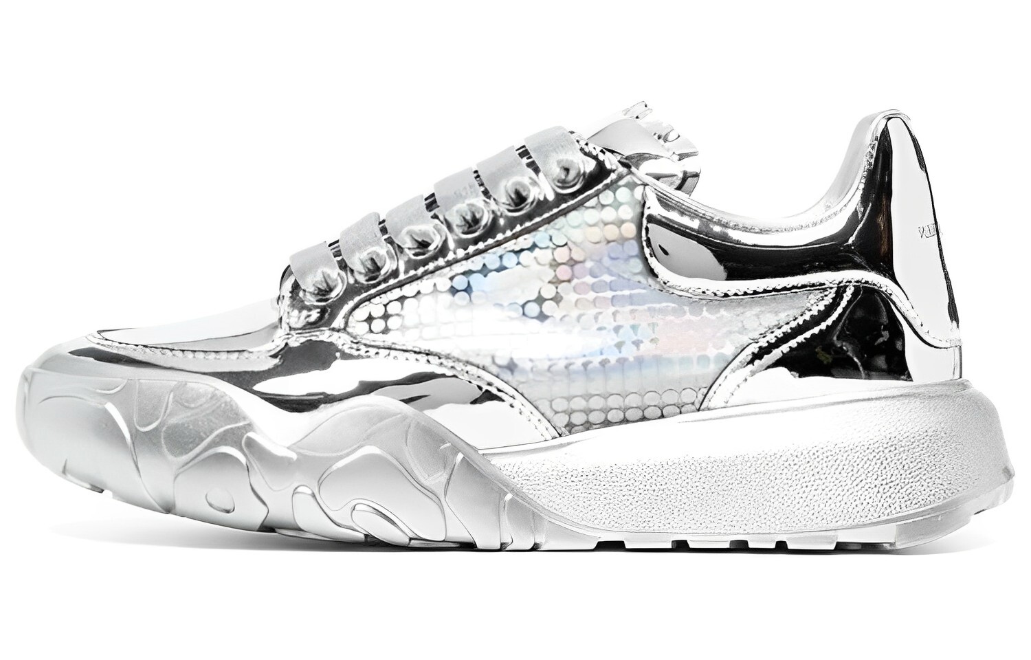 

Кроссовки женские Alexander Mcqueen Court Lifestyle, серебристый