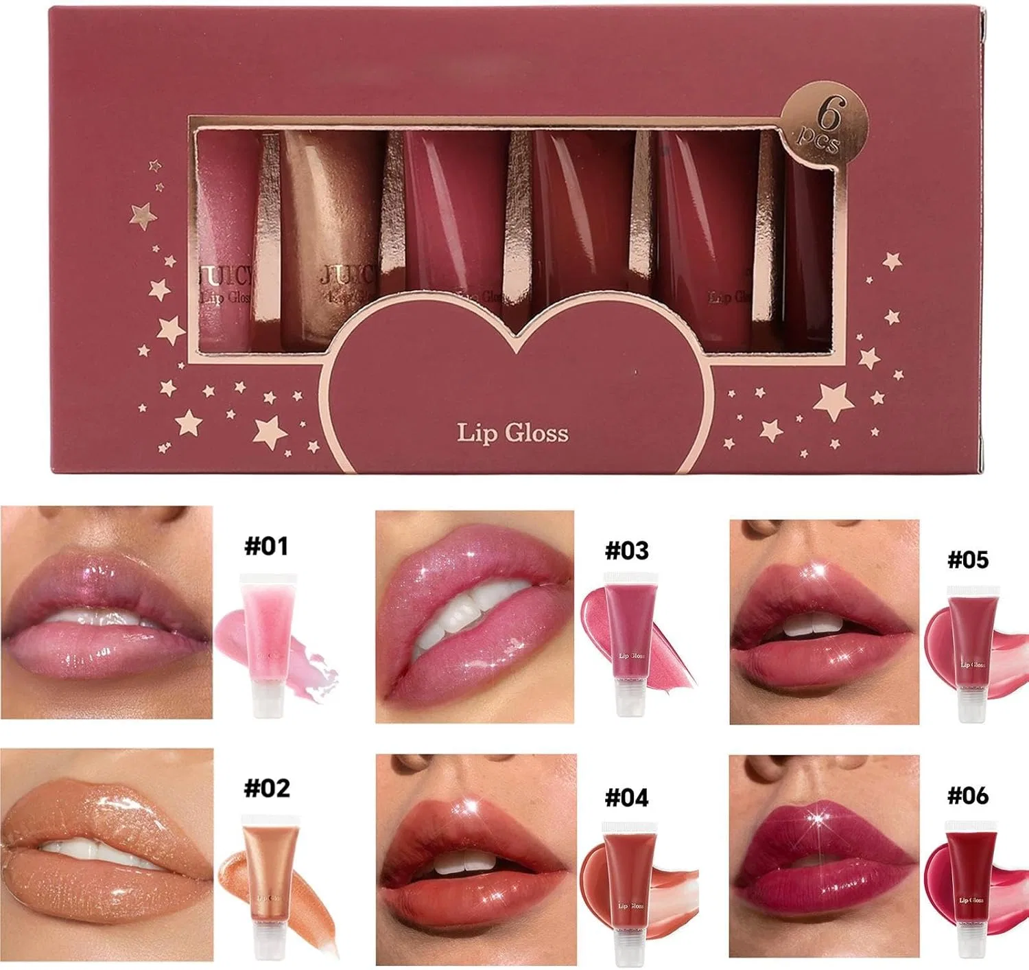 Lip Glaze - Стойкая глянцевая помада, бесцветный — фото 4