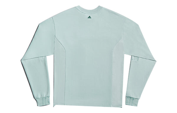 Толстовка adidas originals x IVY PARK Crossover Alphabet Embroidered Solid Color Sports Couple Style Mint Green, зеленый — фото 2