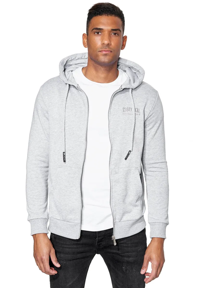 

Толстовка с капюшоном Rusty Neal " Rusty Neal Sweater" на толстых шнурах, серый