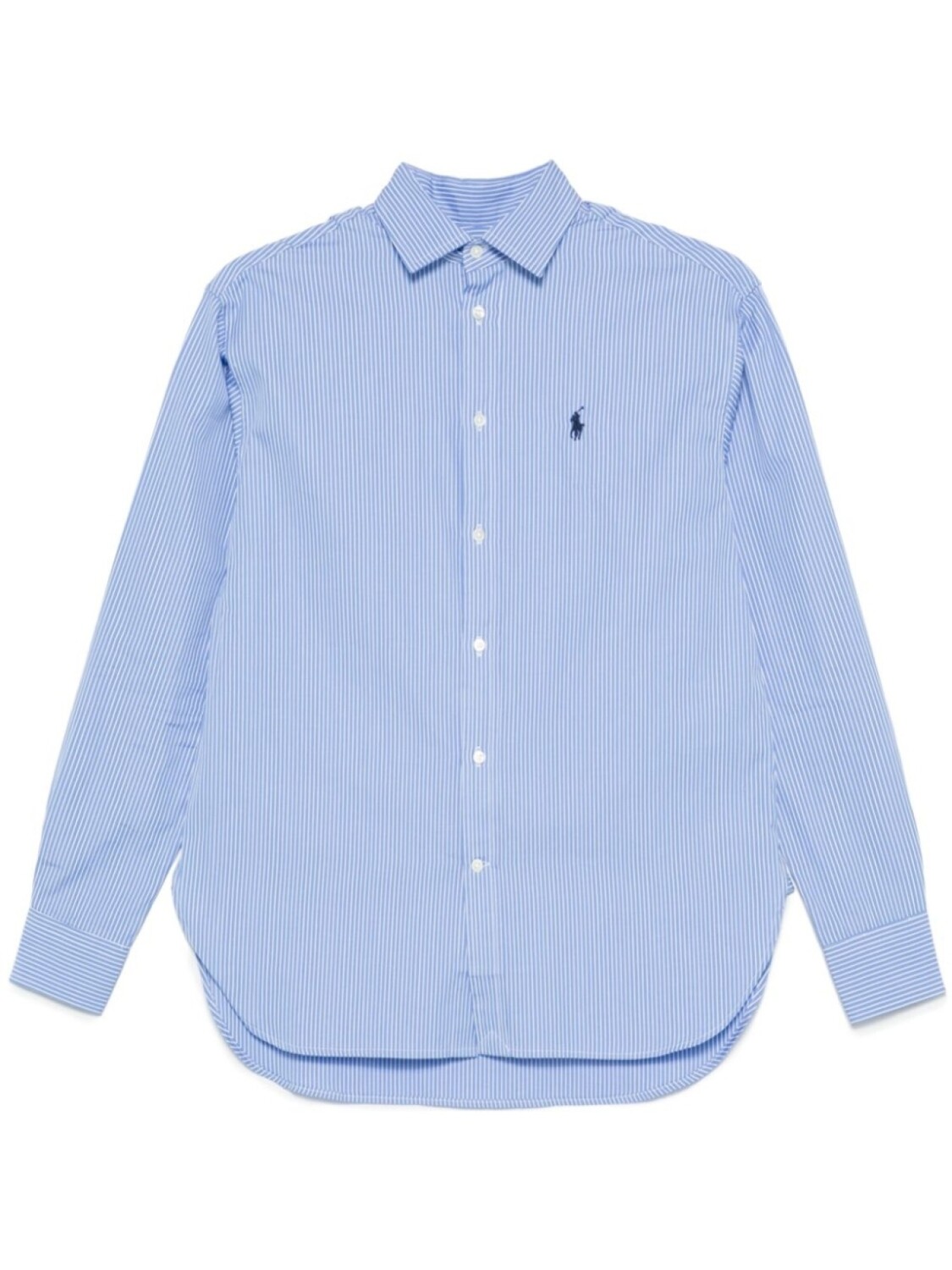 

Полосатая рубашка Polo Ralph Lauren, синий